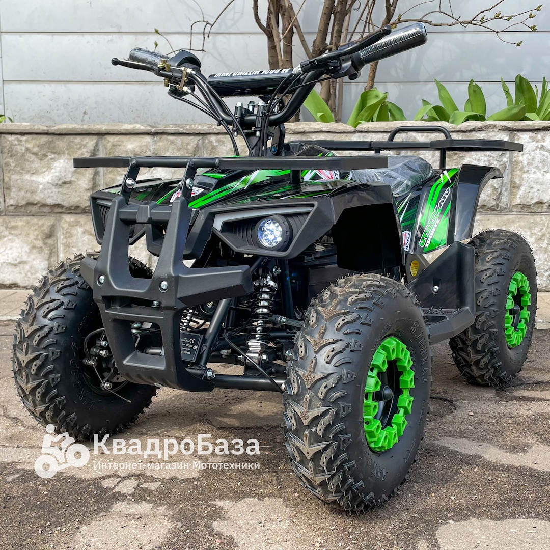 Детский электроквадроцикл Motax GRIZLIK MINI E1000 BW